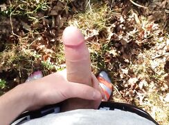 AHV-HD - Teen boy jerks and cums in woods
