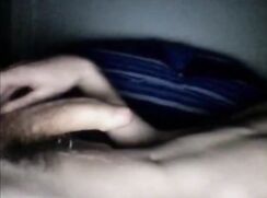 Uncut Twink Eats His Cum