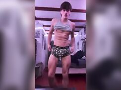 Huge curved teen COCK