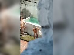 Outdoor bathing area