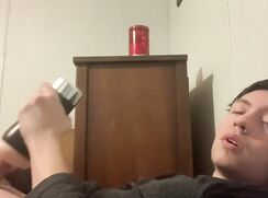 Dude totally enjoying his little toy