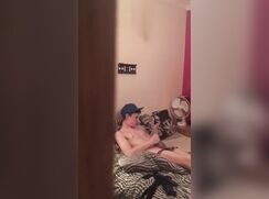 AHV - Young chav caught wanking and hot cums