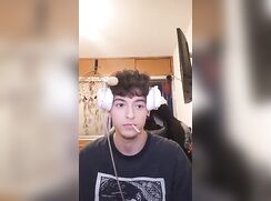 Argentine Guy Shows His Massive Swollen Veiny Cock on Live