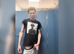 Big dick sexy twink gym cock school