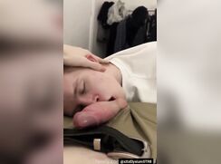 Hot jizz in the mouth
