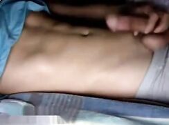 Late night jerking before bedtime