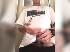 Started with precum then he had to cum