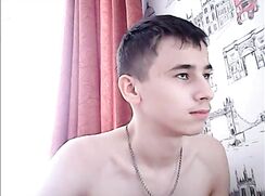 Curved Uncut Cock Twink Webcam Wank x2