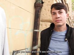 CH 767, Camera guy pays 2 young guys, one in a grey sweat top and glasses (second tim