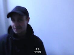 CH 775, Camera guy pays a young guy in a black hooded jacket and a black baseball cap