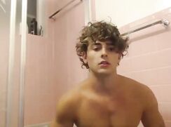 Vintage webcam: Slutty blond boy