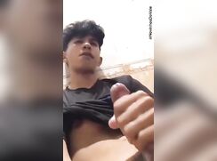 Nice big creamy load from his cock