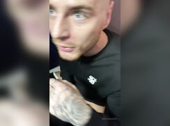 Public Toilet Blond Takes Two Loads