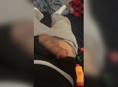 Slave twink busts his balls