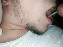 Chav selfsuck ❤️ eat cum