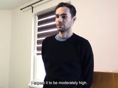 CH 788, Camera guy pays a young guy, in a black jumper and a blue T, to suck and be f