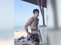 Changing Underwear At The Beach