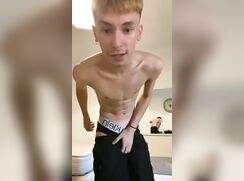 Sexy italian guy jerking•