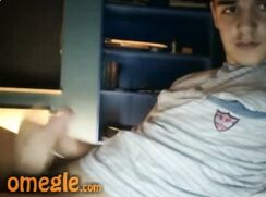 Blue Bedroom Twink Jerks & Cums