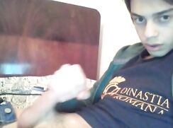 Webcam Twink Wanker Knocks One Out