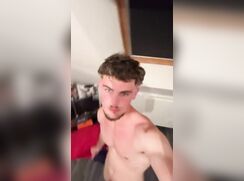 cute french selfie mirror nude show