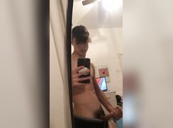 Italian twink jerking•