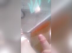 AHV - Teen masturbation and mega cumshot