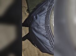 Bulge play trackies and shiny underwear