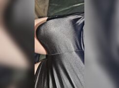 Shiney sport underwear bulge play