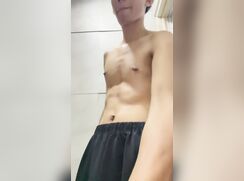 Let's take off these shorts and jerk-off