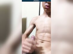 Japanese glasses boy masturbation15