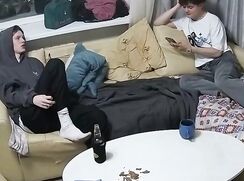 Lights Out, Clothes Off- Timid Str8 friend Fucks When No One Can See