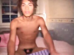 Vintage porn: Japanese boy wanked