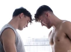Jerk Buddies Fuck a Fleshlight Together