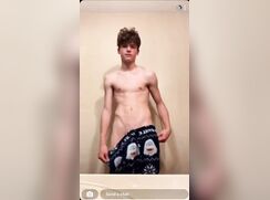 White teen with a horse dick