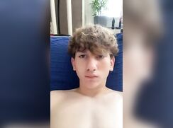 Smooth 19 wanks big dick