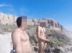 Gay uncle and straight cousin at a nude beach Part 2