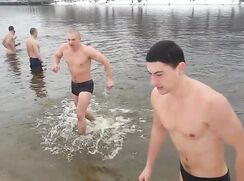 Skinny Dipping Into The Icy River