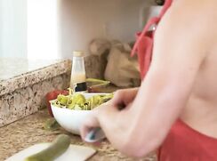 Right in Front of My Salad?