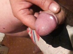 Wanking my small cock