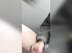 Construction boy cums