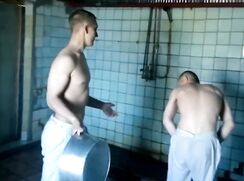 Soldiers In The Bath House