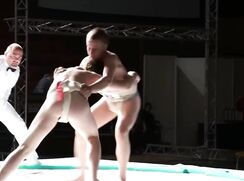 Straight Eastern Boys Sumo Fight