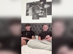 Chase Parker and mate jerk off together