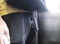No.0239 Japanese college student public bulge