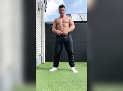 Straight coach stripping naked