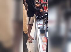 GROCERY STORE FEET SPY - STR8 TWiNK WITH GF
