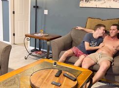 Noah entices his friend Jimmy by showing him some dildos