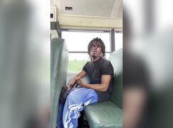 Cum on the busride