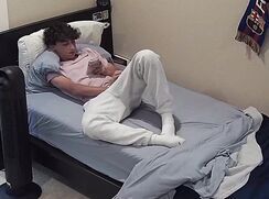 Filthy boy caught on ipcam